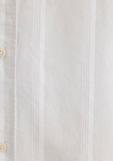  Mavi Çizgili Gri Gömlek Regular Fit / Normal Kesim 0211312-70075