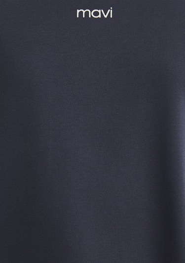  Mavi Mavi Logo Baskılı Mavi Tişört Regular Fit / Normal Kesim 1612829-85315