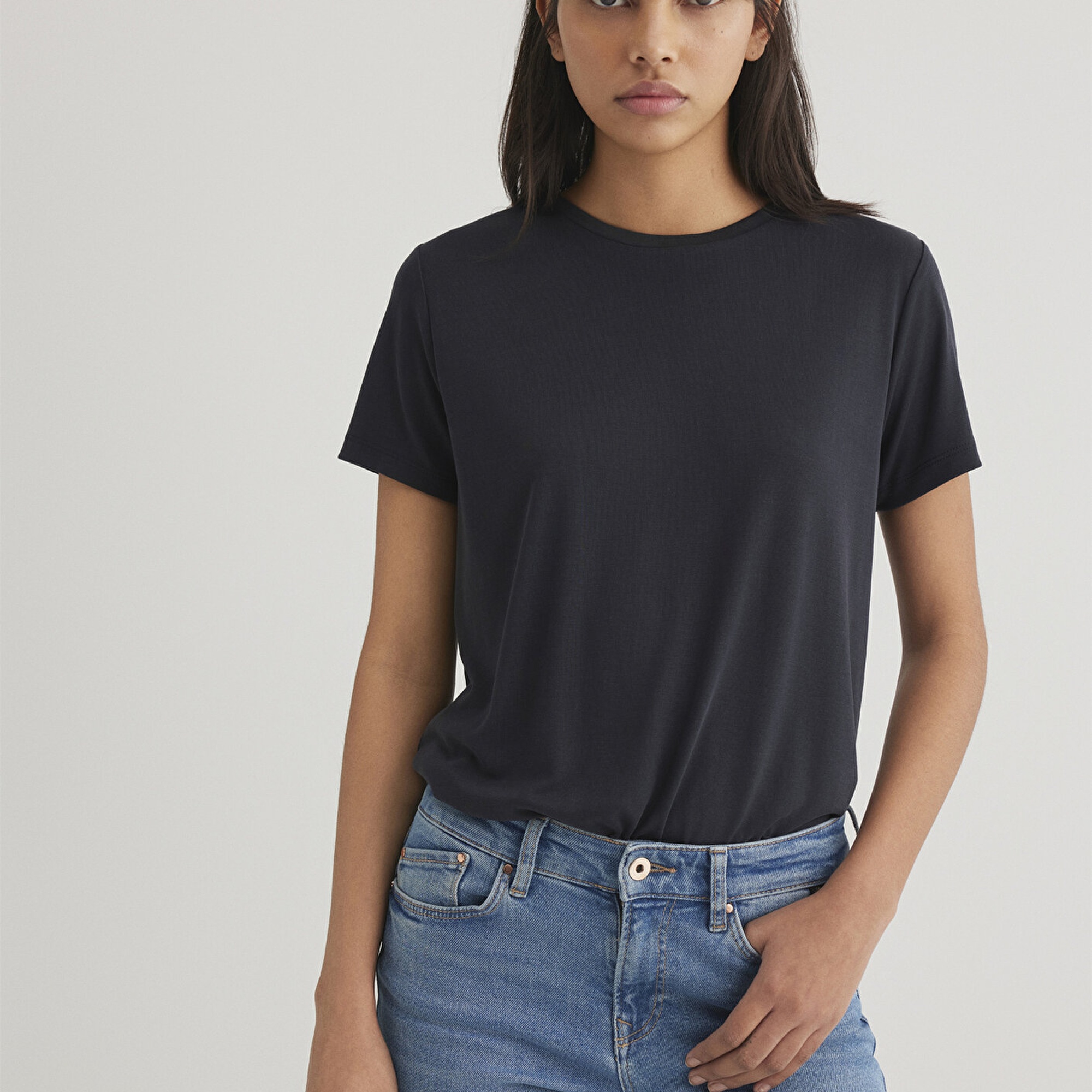 Mavi Siyah Tişört Regular Fit / Normal Kesim 1612693-900