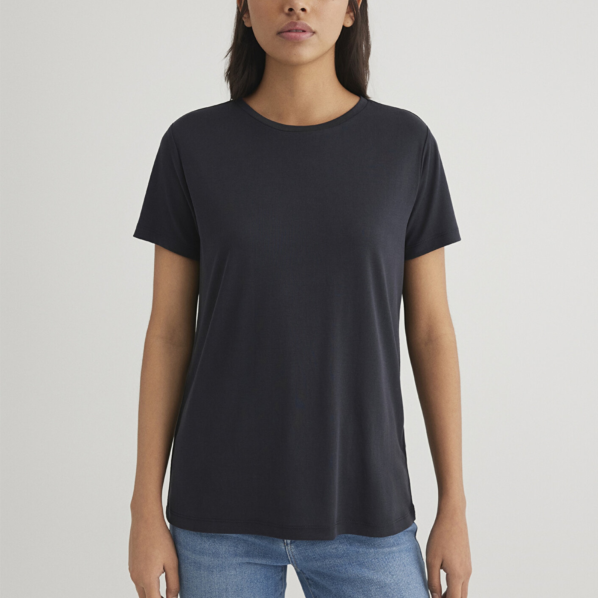 Mavi Siyah Tişört Regular Fit / Normal Kesim 1612693-900