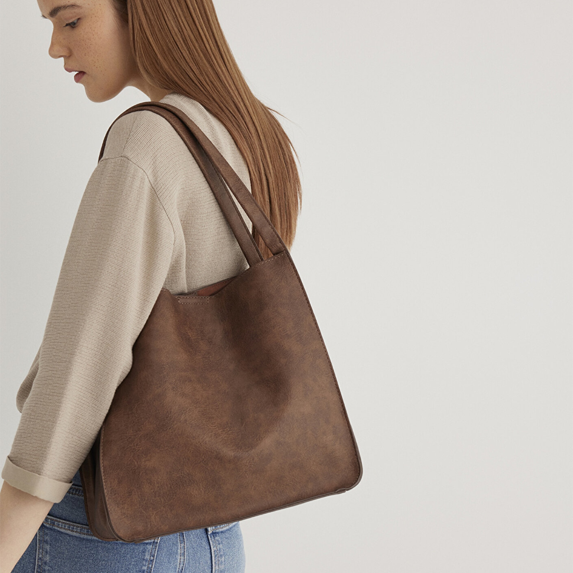 Mavi Kahverengi Omuz Çantası 1911654-70246