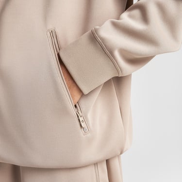  Converse Erkek Grafik Baskılı Bej Eşofman Üstü