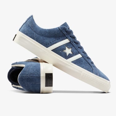  Converse One Star Academy Pro Unisex Lacivert Süet Sneaker