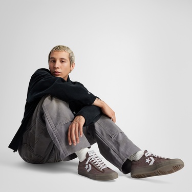  Converse Star Player 76 Unisex Kahverengi Sneaker