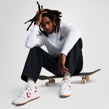  Converse AS-1 Pro Unisex Beyaz Deri Sneaker