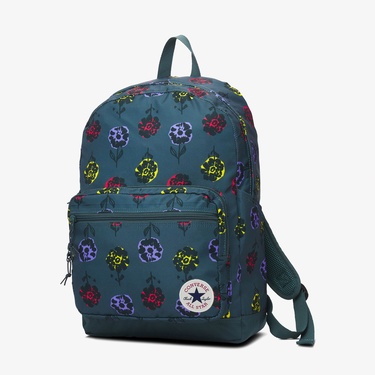  Converse Floral Go 2 Unisex Yeşil Sırt Çantası