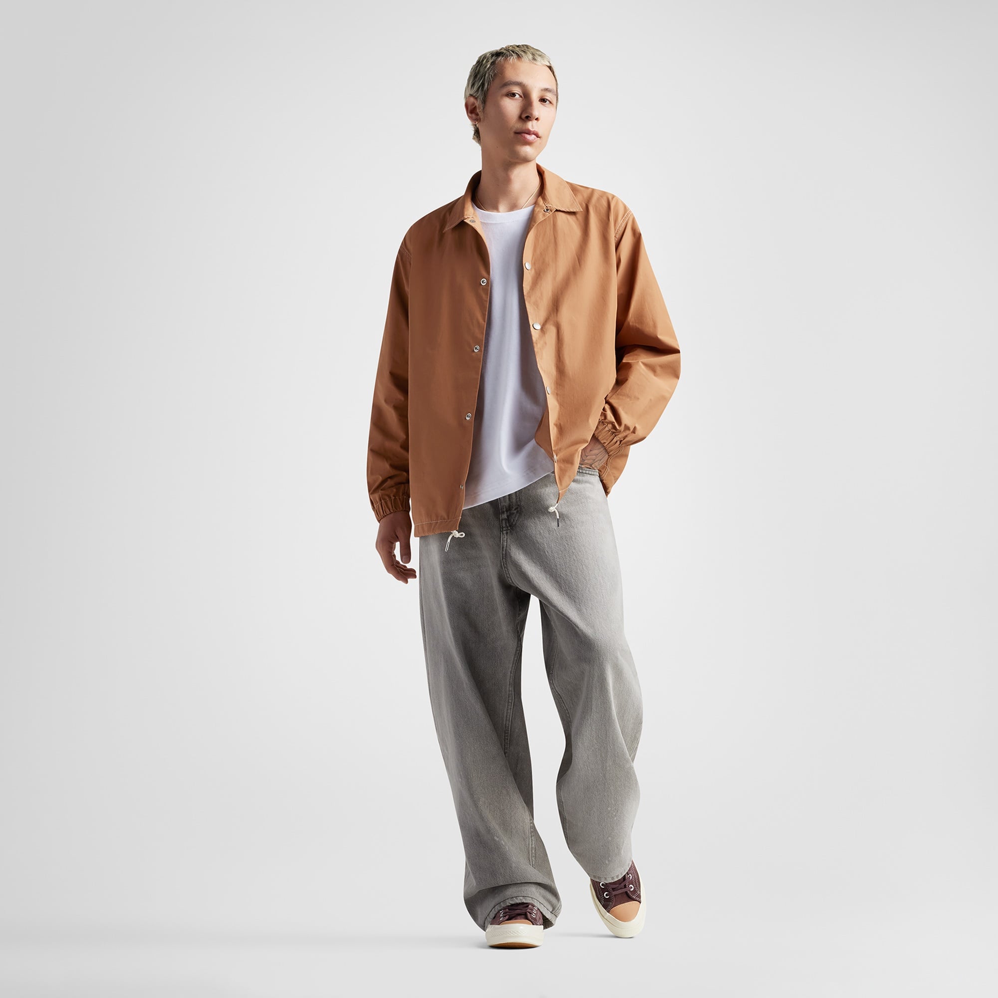 Converse Chuck 70 Taylored Lux Unisex Kahverengi Deri Sneaker