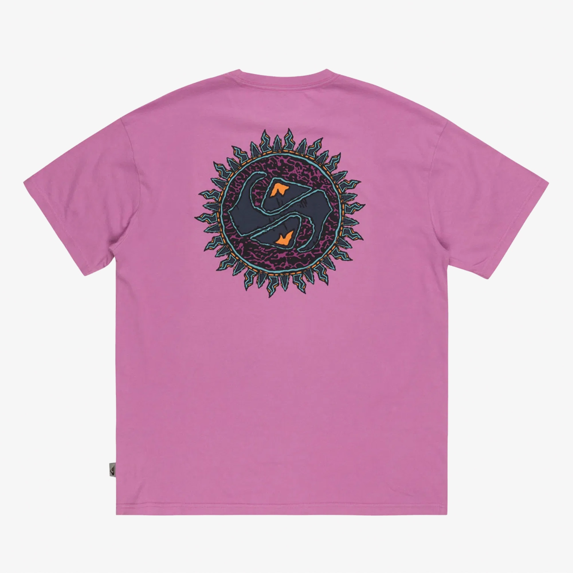 Quiksilver Spin Cycle Erkek Pembe Günlük T-Shirt