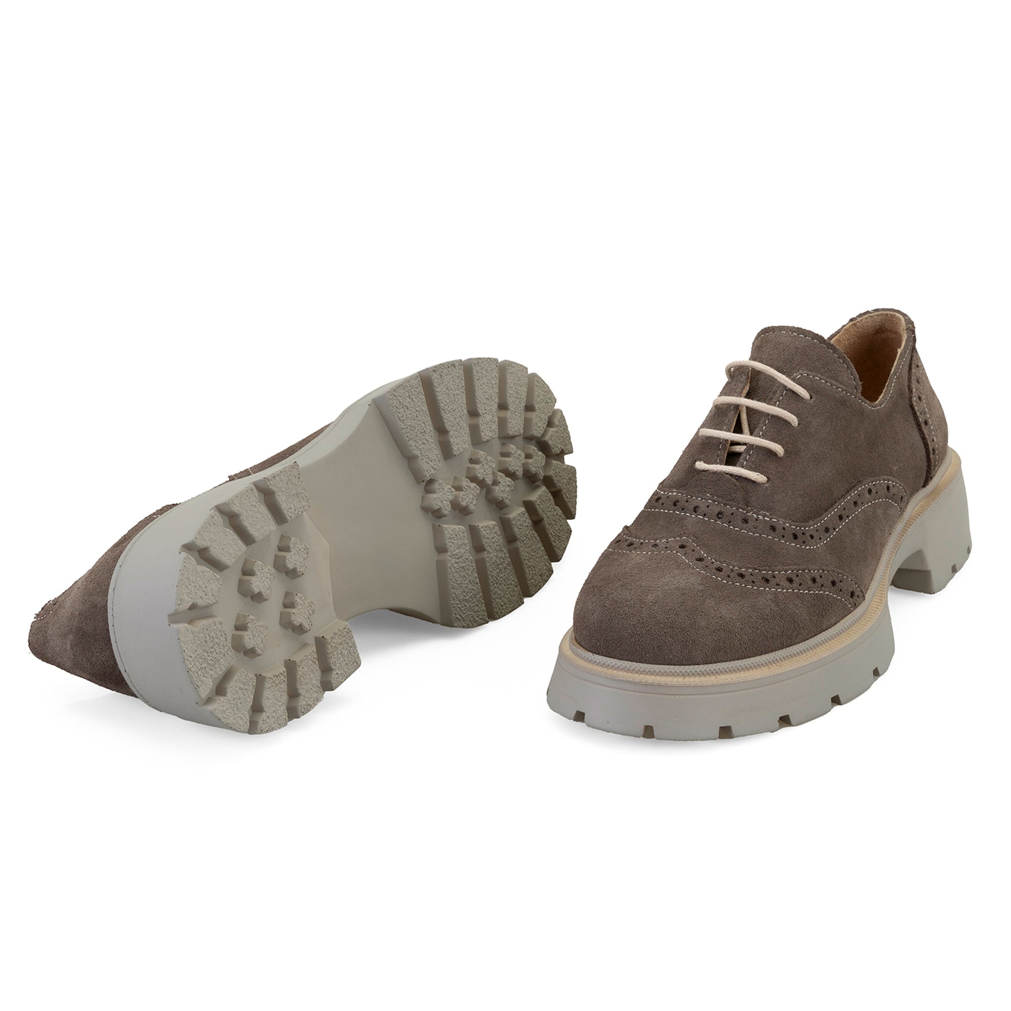 Kadın Vizon Süet Deri Günlük Ayakkabı