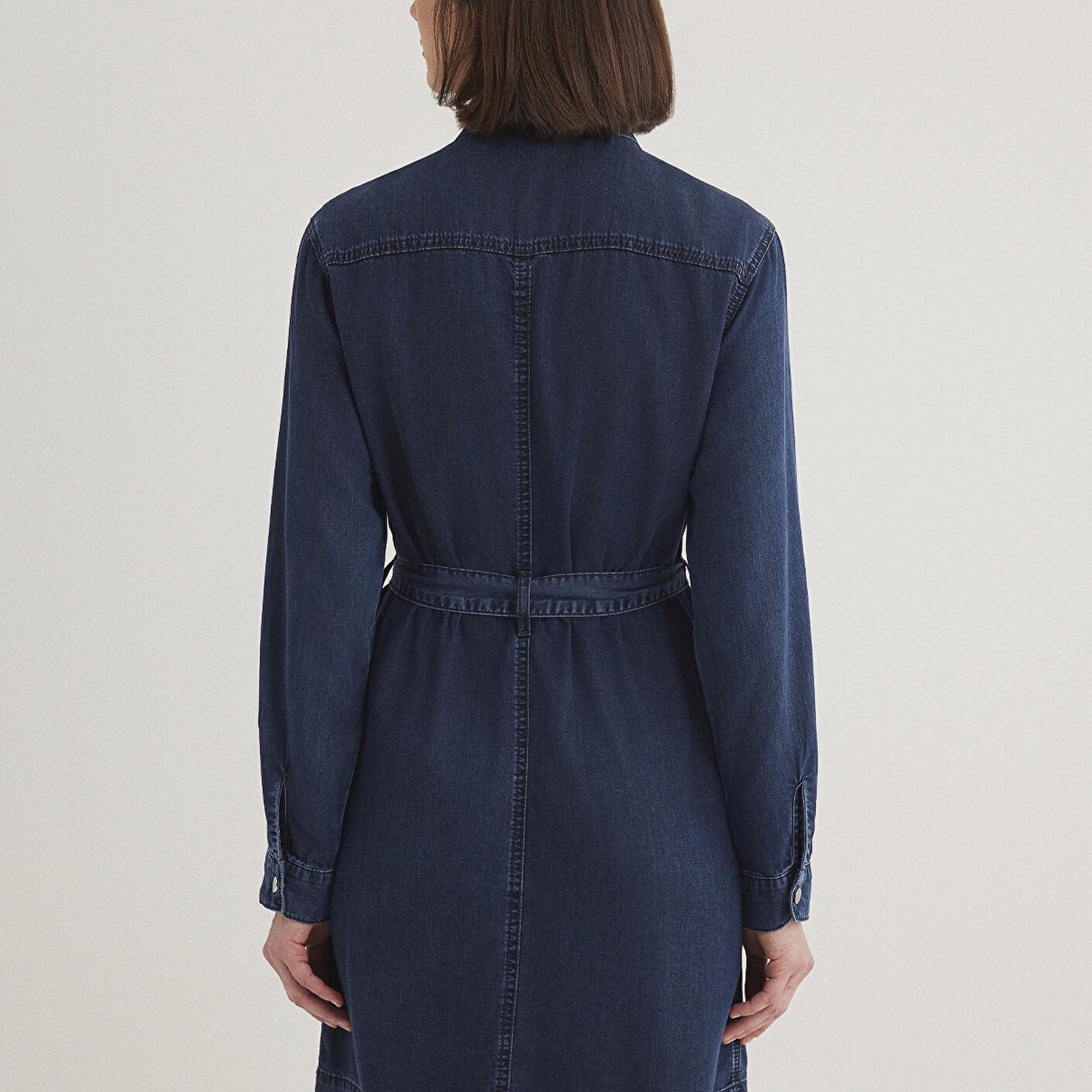 Mavi Bridget Gold Klasik Mürekkep Mavi Jean Elbise 1310541-87815