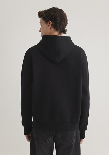  Mavi Kapüşonlu Siyah Basic Sweatshirt 0S10275-900
