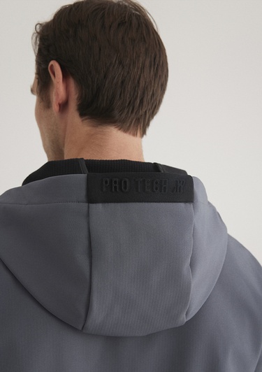  Mavi Kapüşonlu Lacivert Ceket Slim Fit / Dar Kesim 0110351-80776