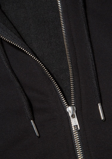  Mavi Kapüşonlu Fermuarlı Siyah Basic Sweatshirt 0S10277-900