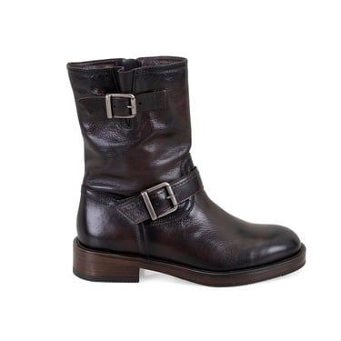  Kadın Kahve Kemer Aksesuarlı Kadın Bot