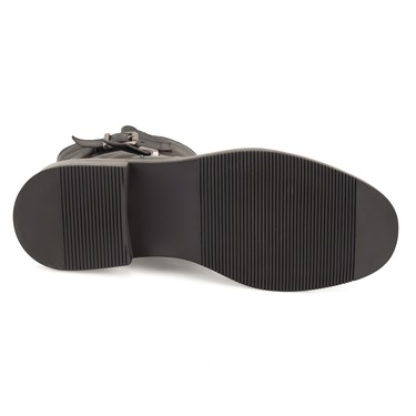  Kadın Kahve Kemer Aksesuarlı Kadın Bot