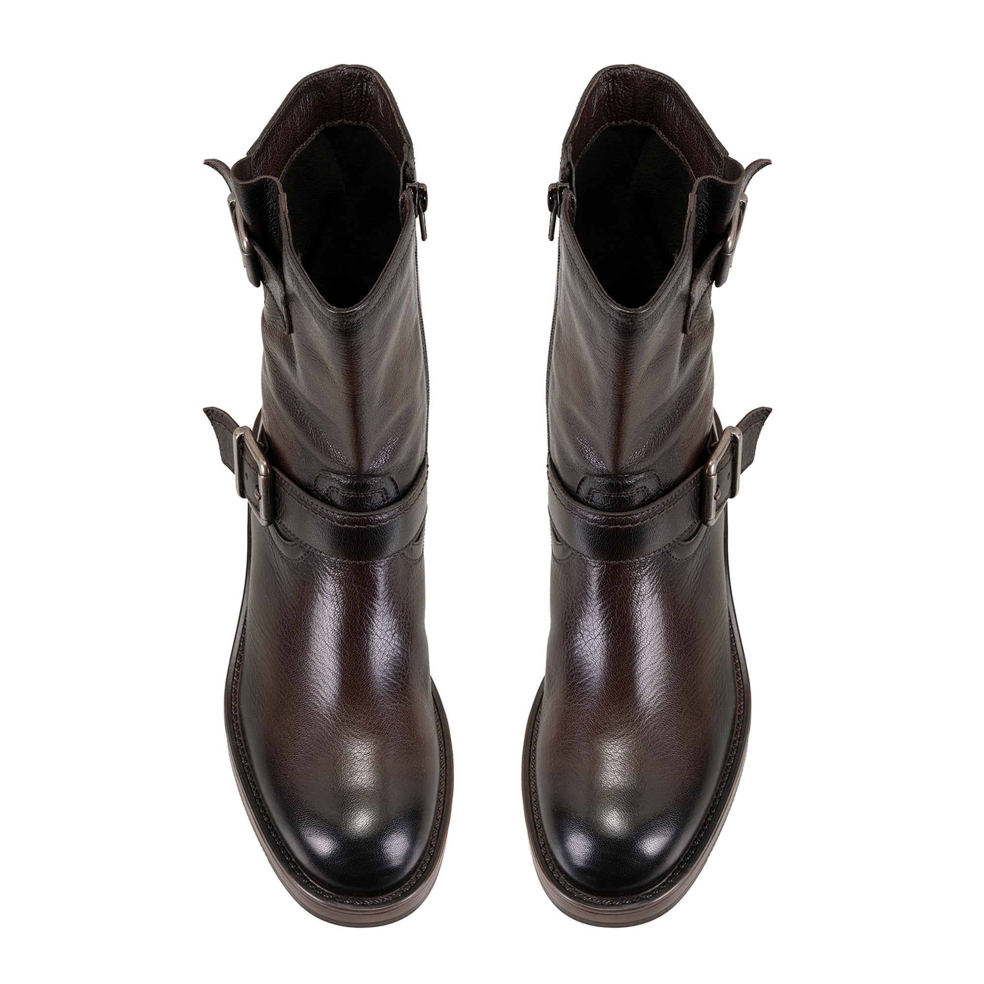 Kadın Kahve Kemer Aksesuarlı Kadın Bot