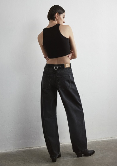  Mavi Lisa 90lar Gri Jean Pantolon 1010938-89254