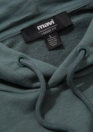  Mavi Mavi Logo Baskılı Yeşil Sweatshirt 0S10210-71577