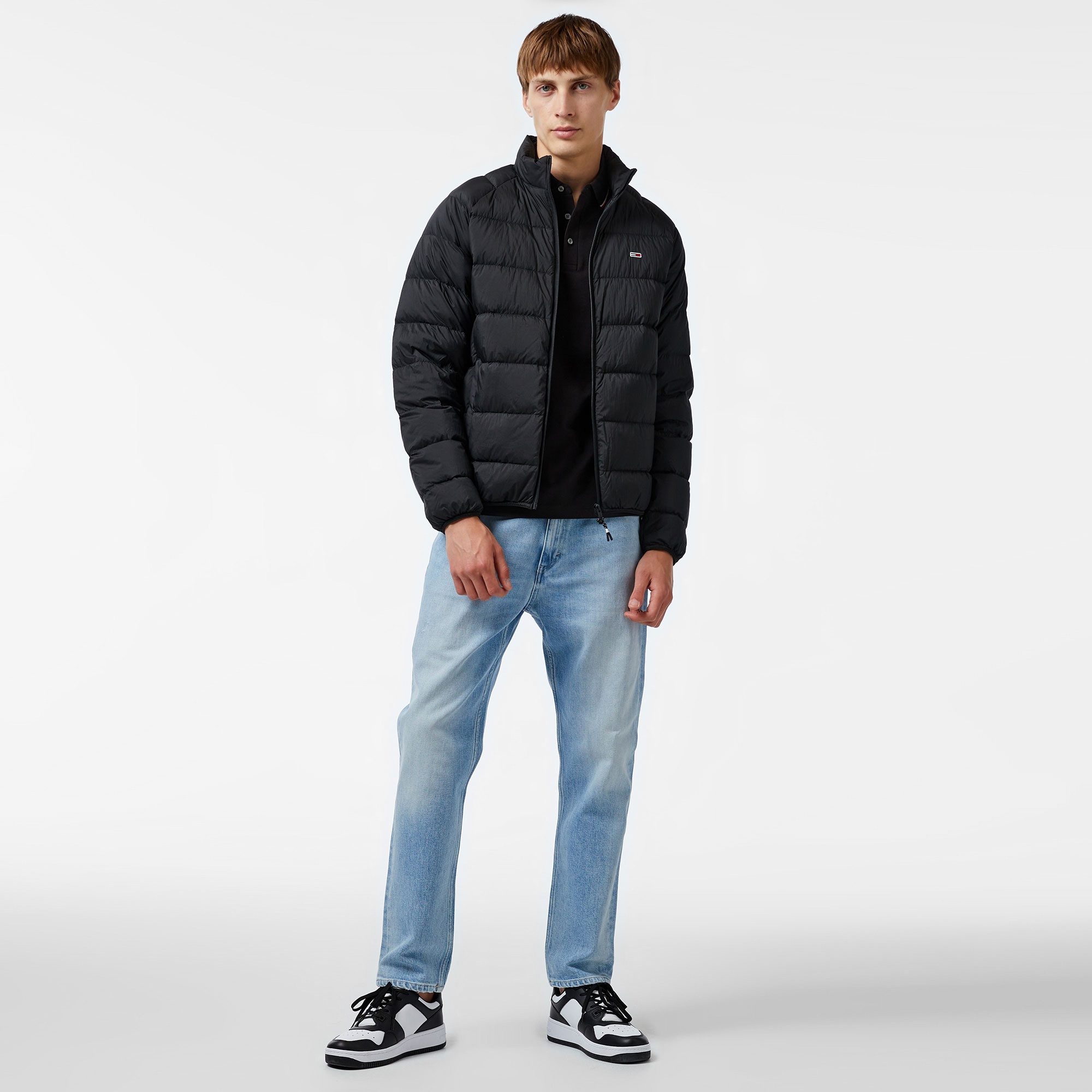 Tommy Hilfiger Erkek Siyah Mont