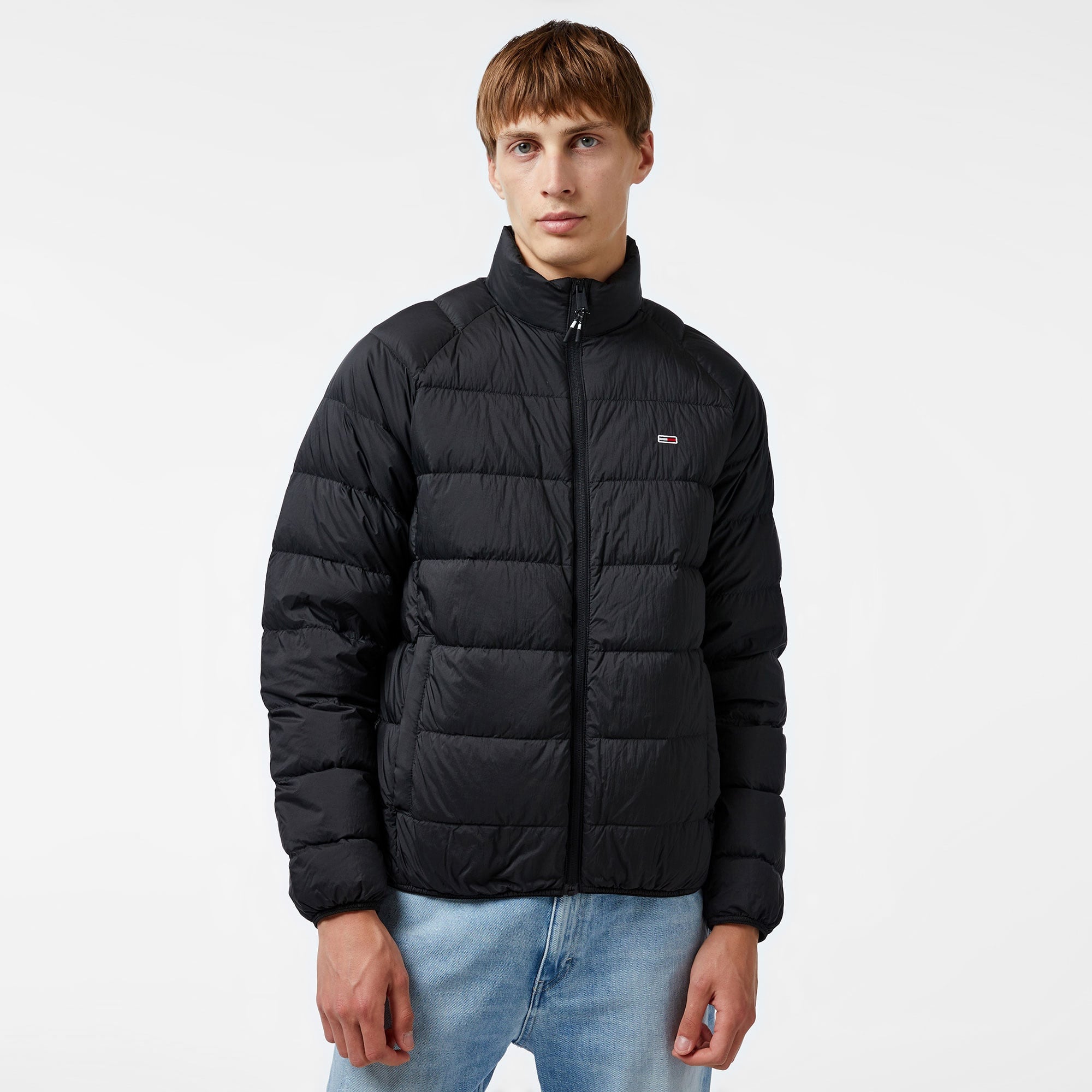 Tommy Hilfiger Erkek Siyah Mont