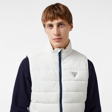  Guess Erkek Beyaz Yelek