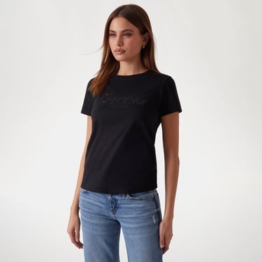  Guess Kadın Siyah T-Shirt