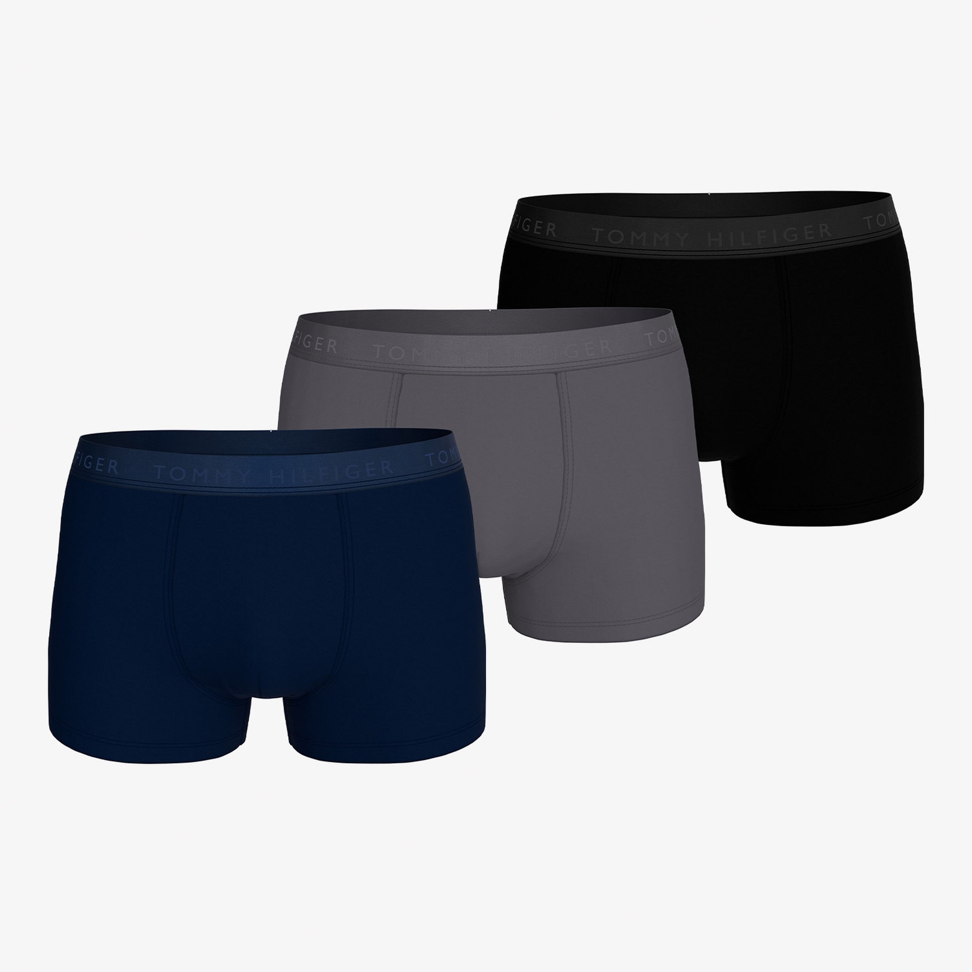 Tommy Hilfiger 3'lü Erkek Renkli Boxer