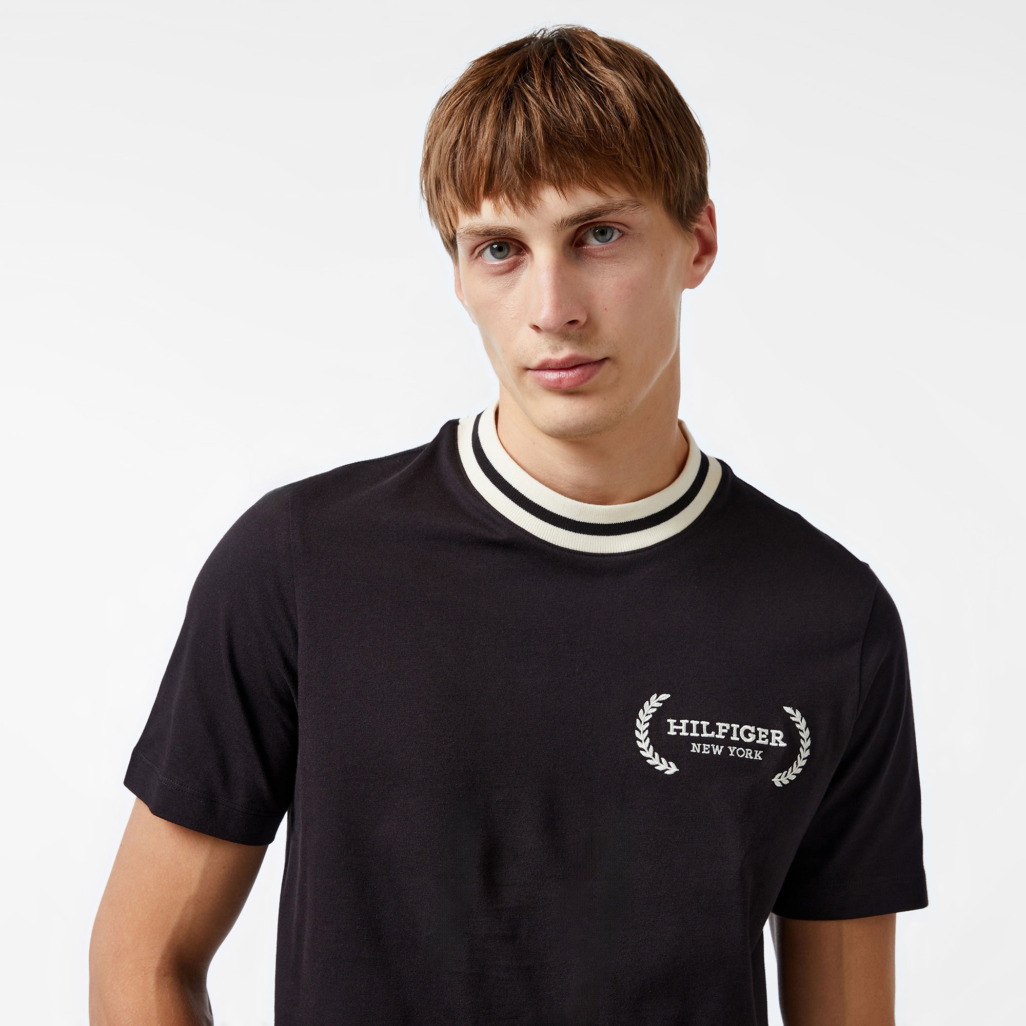 Tommy Hilfiger Erkek Siyah T-Shirt