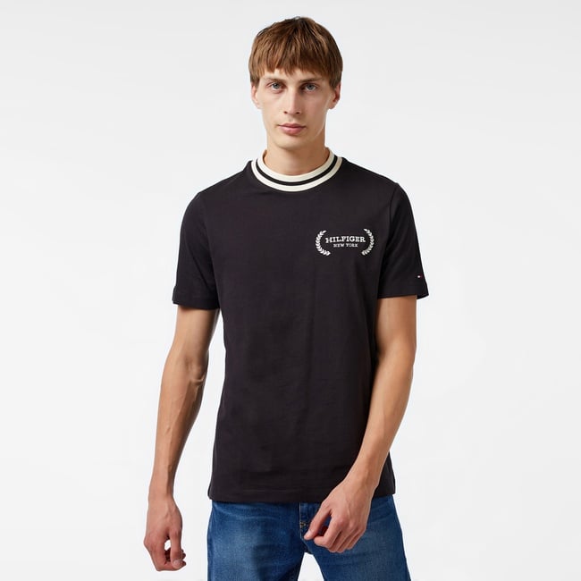  Tommy Hilfiger Erkek Siyah T-Shirt
