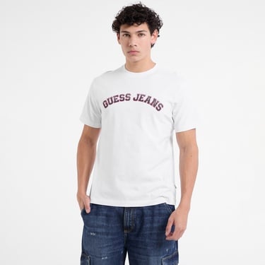  Guess Cn Regllegi Mid Organic Heavy 205 Erkek Beyaz T-Shirt
