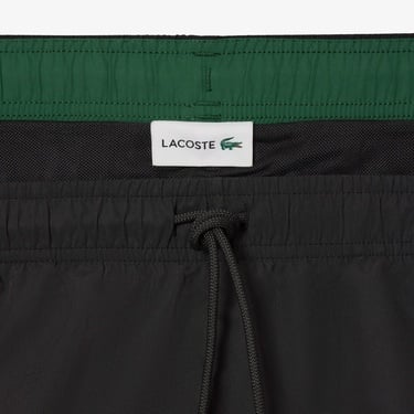  Lacoste Erkek Siyah Deniz Şortu