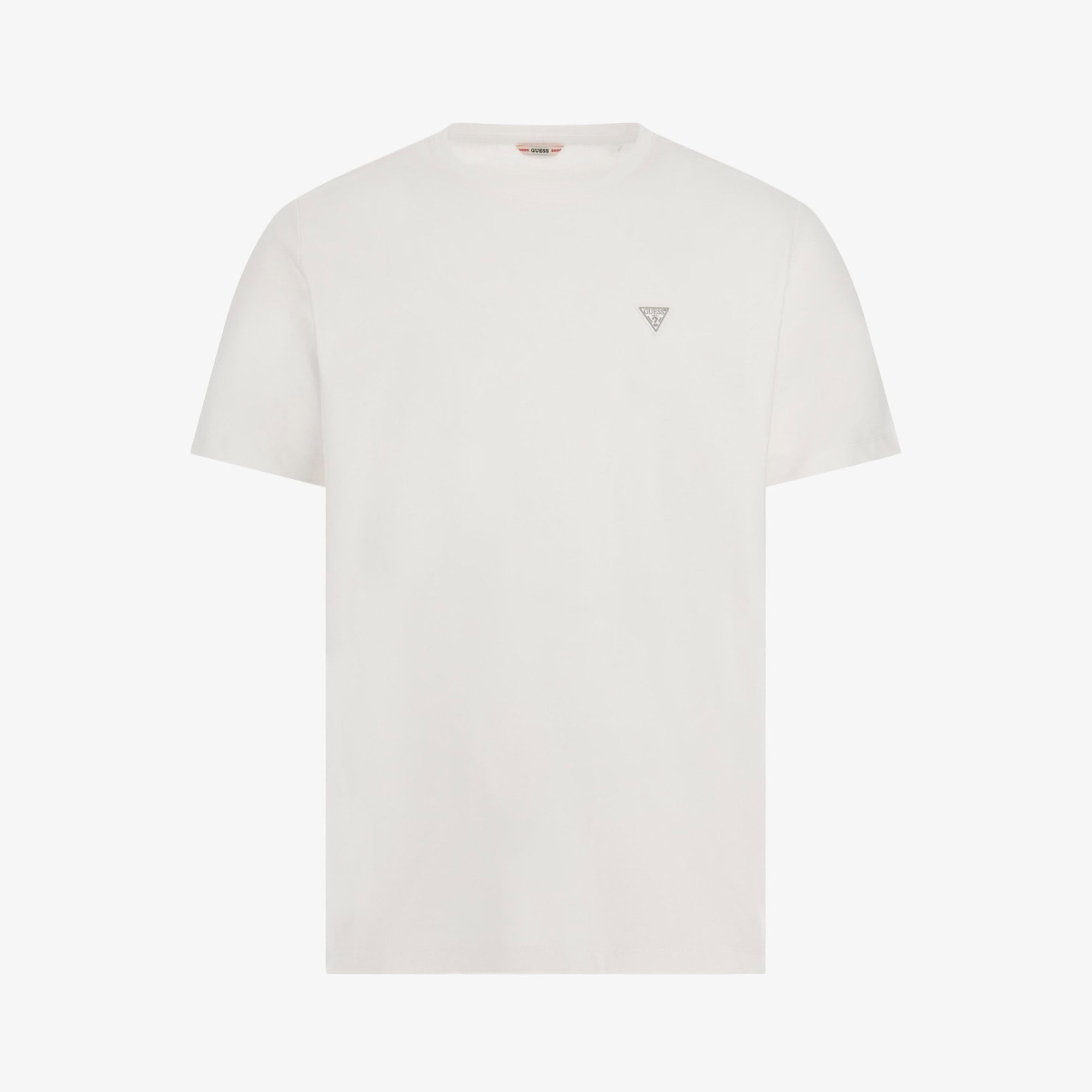 Guess Patch Regular Fit Erkek Beyaz T-Shirt