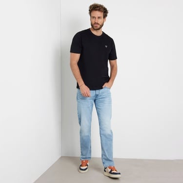  Guess Cn Patch Org Heavy 259 Erkek Siyah T-Shirt