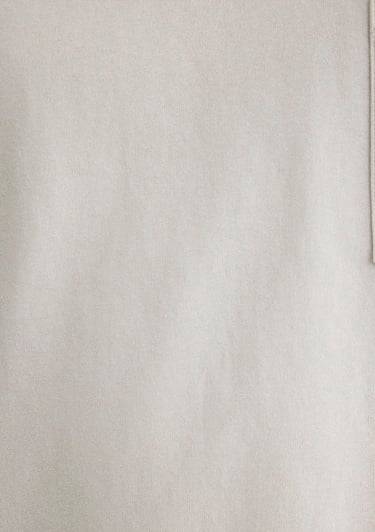  Mavi Cep Detaylı Gri Tişört Loose Fit / Bol Rahat Kesim 066248-70080