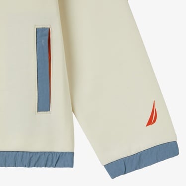  Nautica Erkek Çocuk Kırık Beyaz Sweatshirt