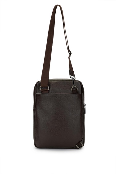  Tamer Tanca Erkek Hakiki Deri Kahverengi Postacı Çanta