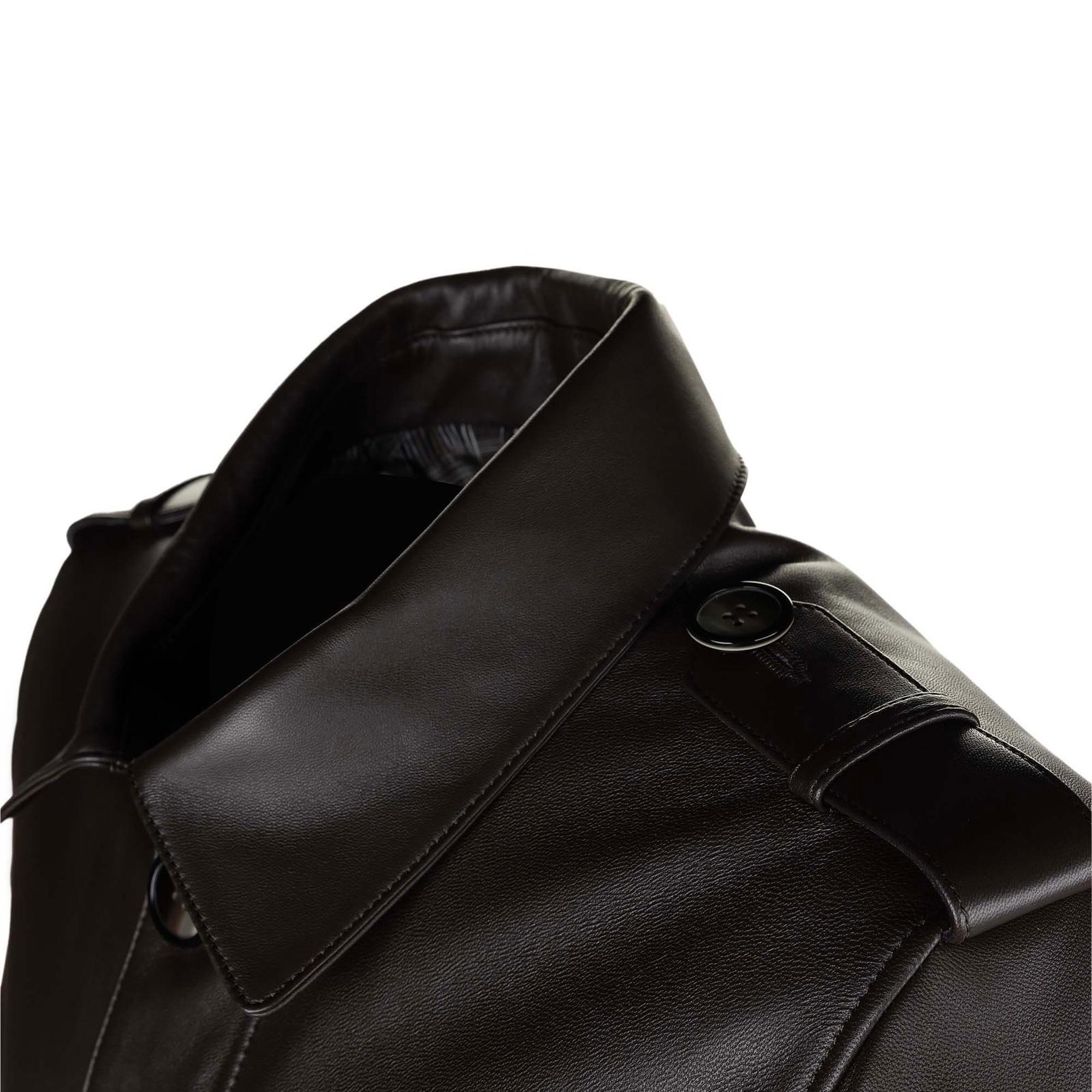 Tamer Tanca Erkek Hakiki Deri Kahverengi Deri Mont