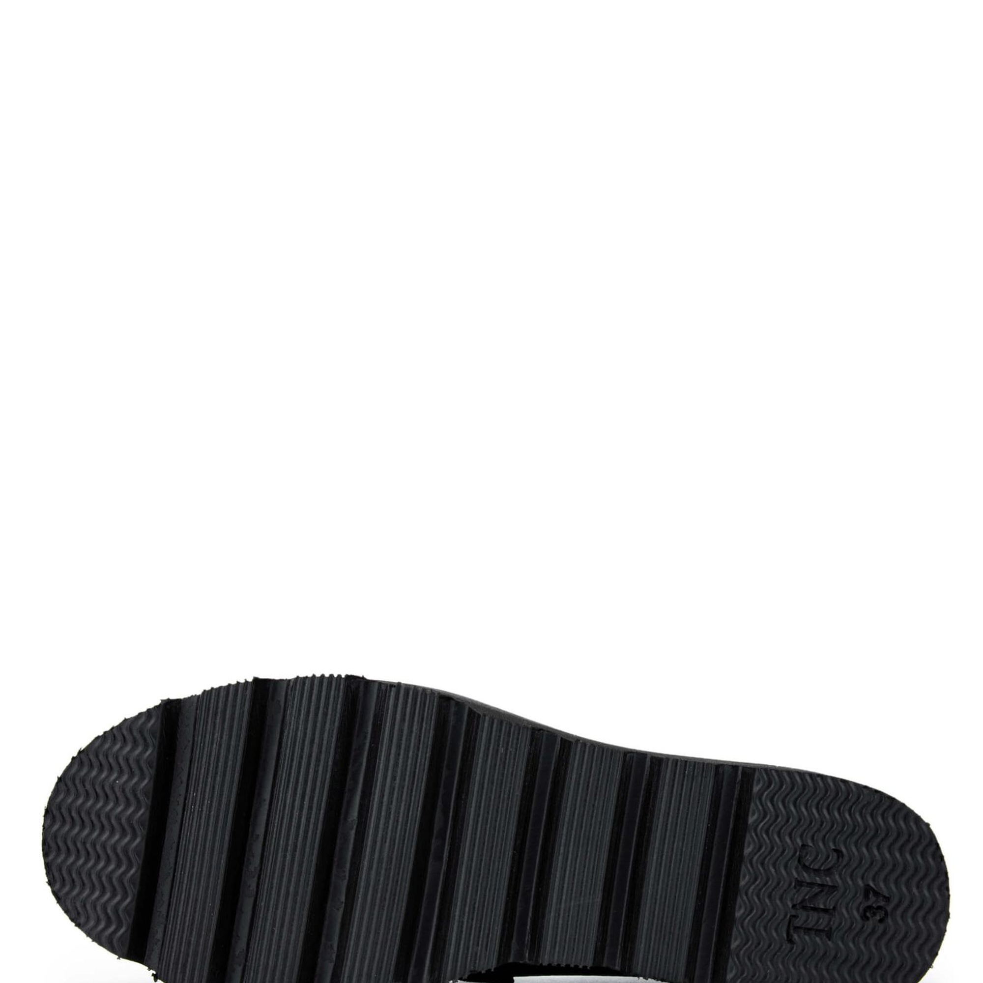 Tamer Tanca Kadın Hakiki Deri Siyah Floter Loafer Ayakkabı