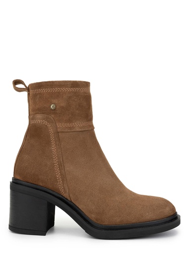  Tamer Tanca Kadın Hakiki Deri Vizon Topuklu Bot