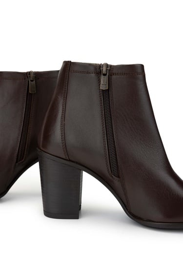  Tamer Tanca Kadın Vegan Kahverengi Topuklu Bot