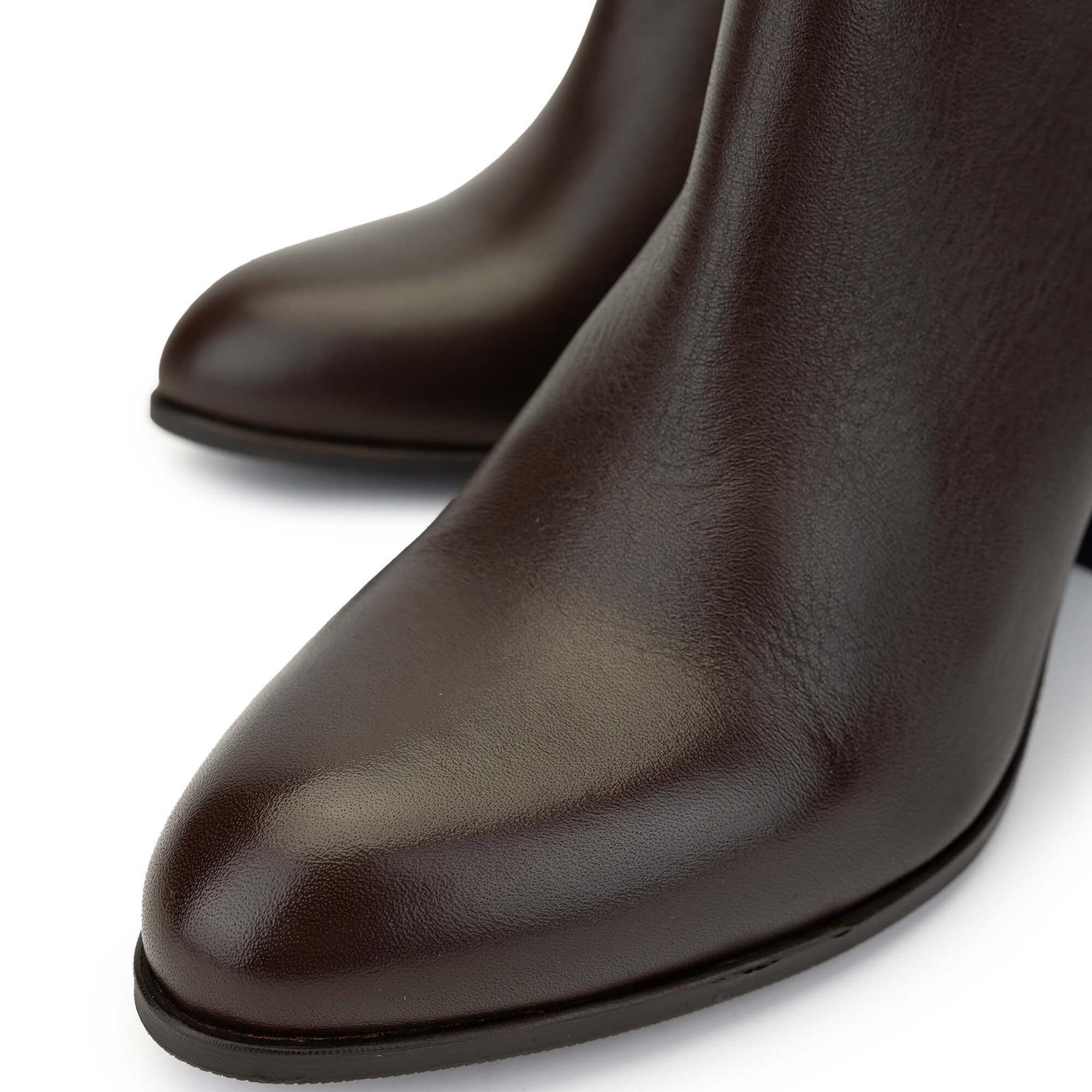 Tamer Tanca Kadın Vegan Kahverengi Topuklu Bot