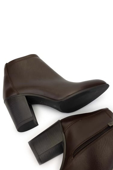  Tamer Tanca Kadın Vegan Kahverengi Topuklu Bot