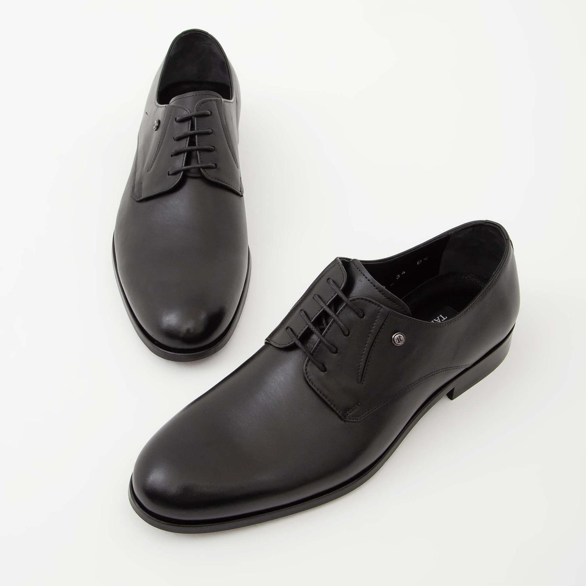 Tamer Tanca Erkek Hakiki Deri Siyah Klasik Ayakkabı