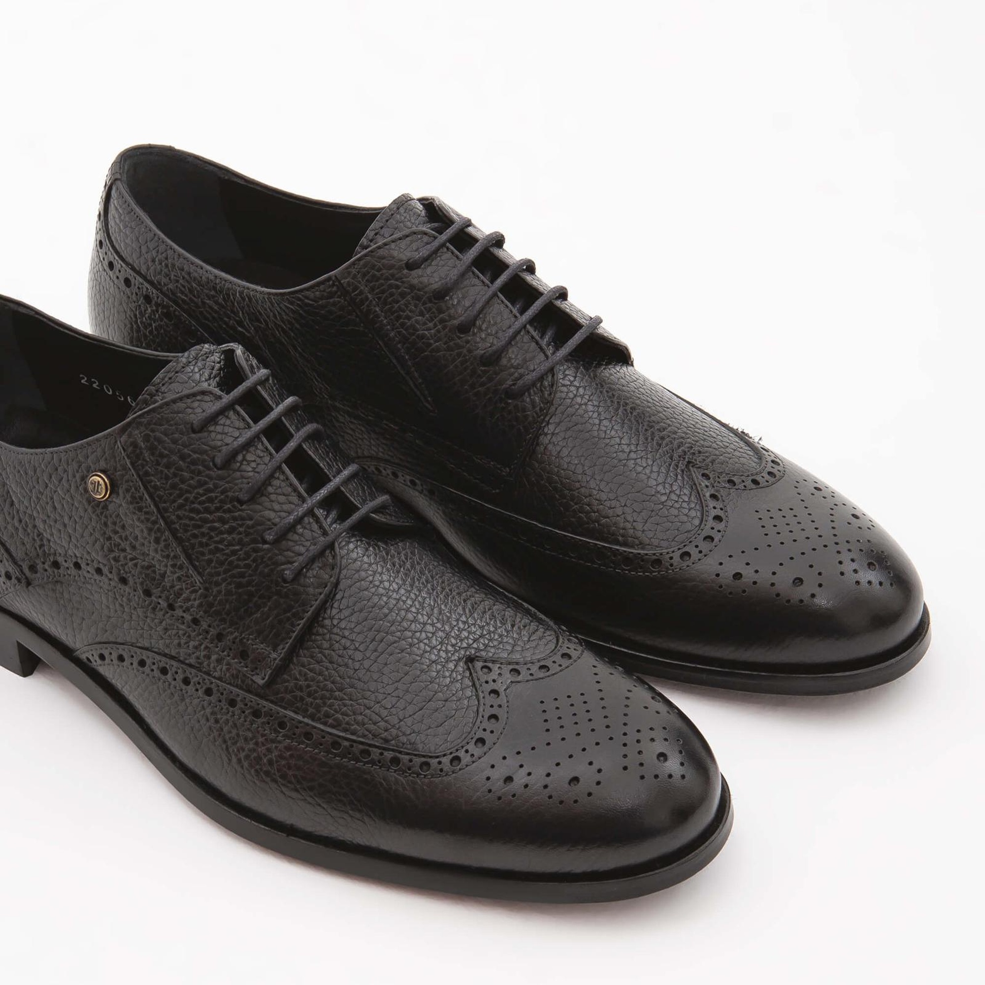 Tamer Tanca Erkek Hakiki Deri Siyah Klasik Ayakkabı