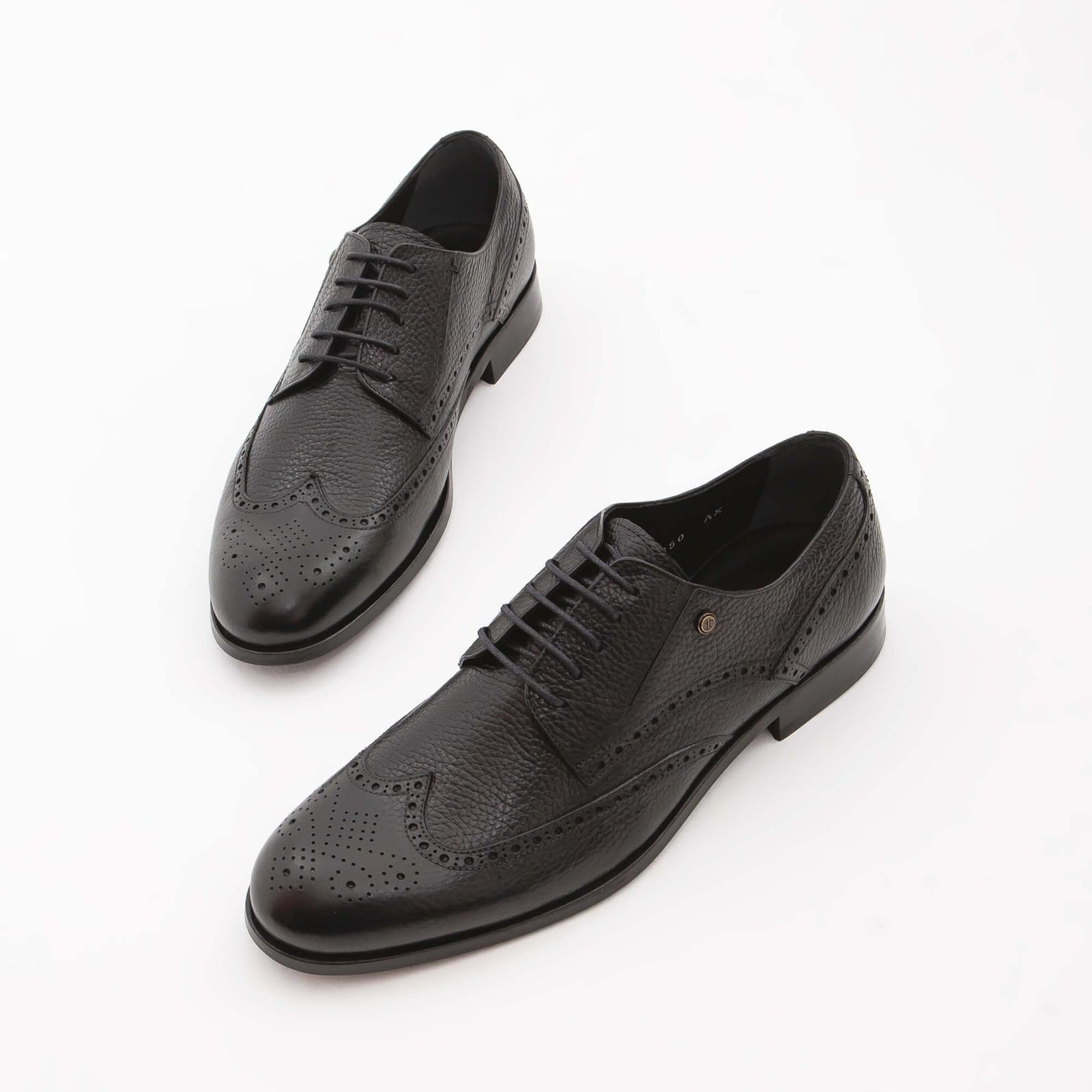 Tamer Tanca Erkek Hakiki Deri Siyah Klasik Ayakkabı