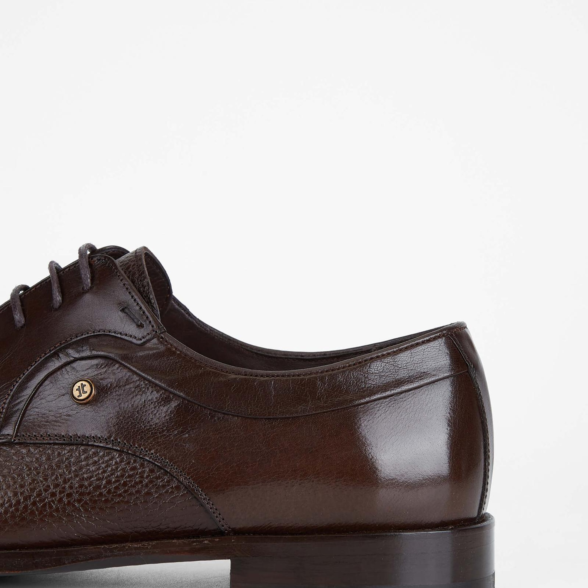 Tamer Tanca Erkek Hakiki Deri Kahverengi Klasik Ayakkabı