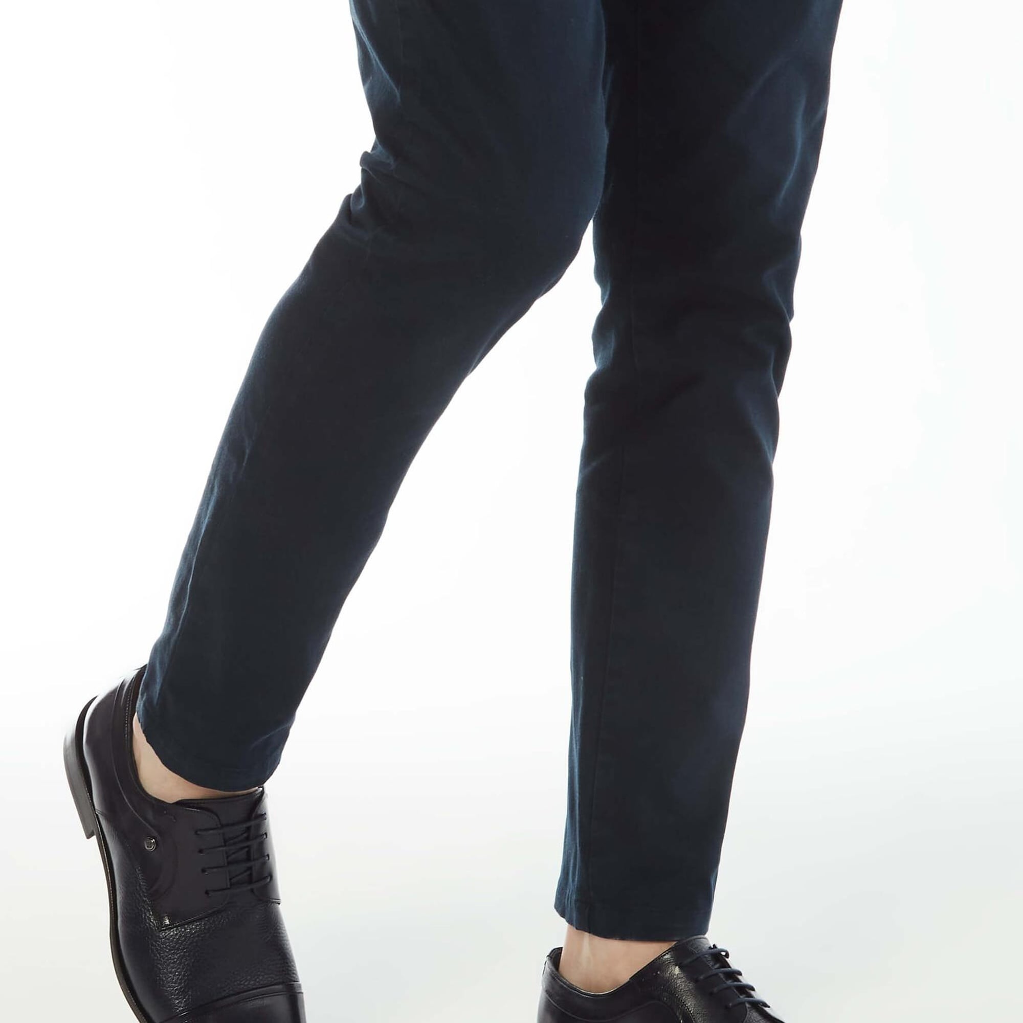 Tamer Tanca Erkek Hakiki Deri Lacivert Klasik Ayakkabı