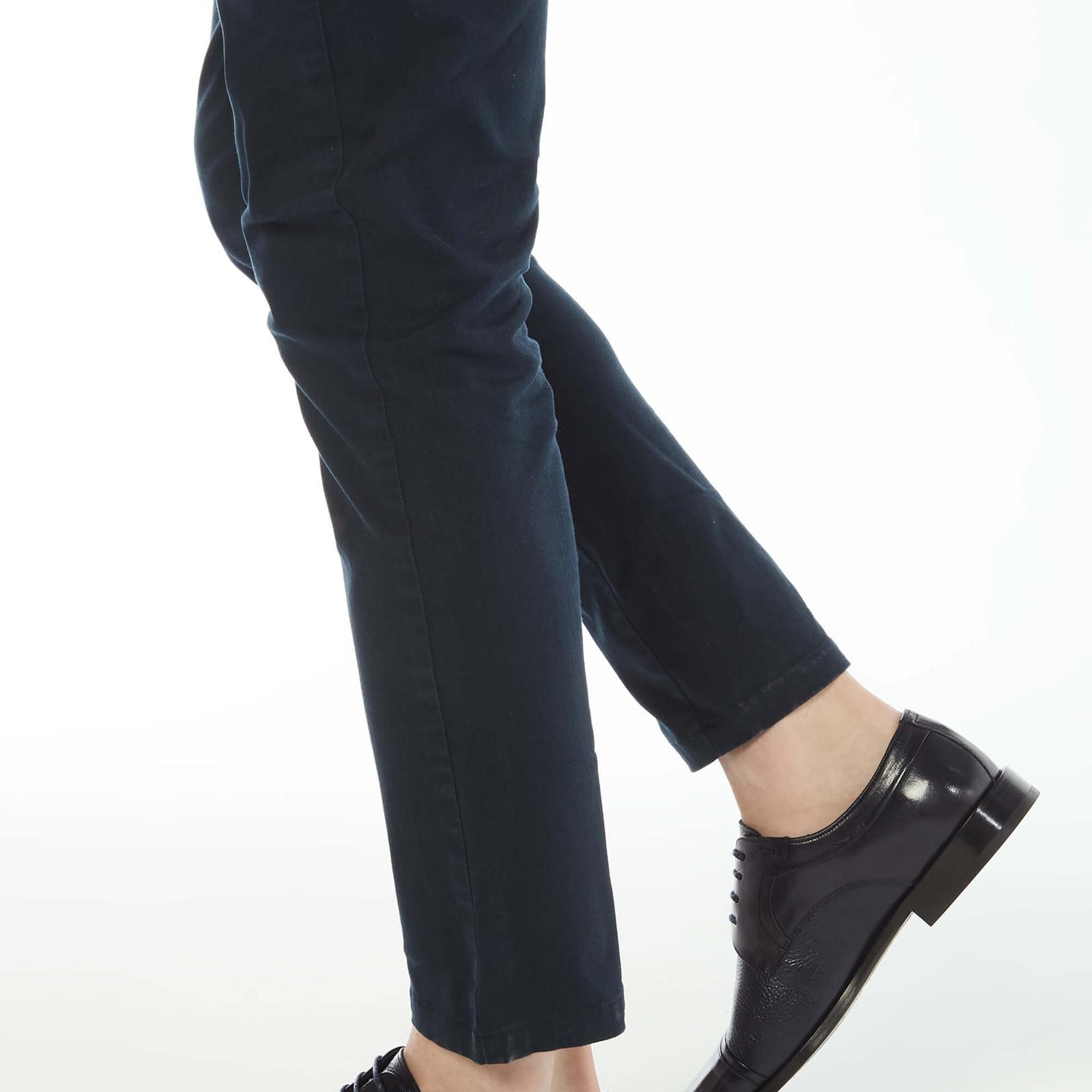 Tamer Tanca Erkek Hakiki Deri Lacivert Klasik Ayakkabı