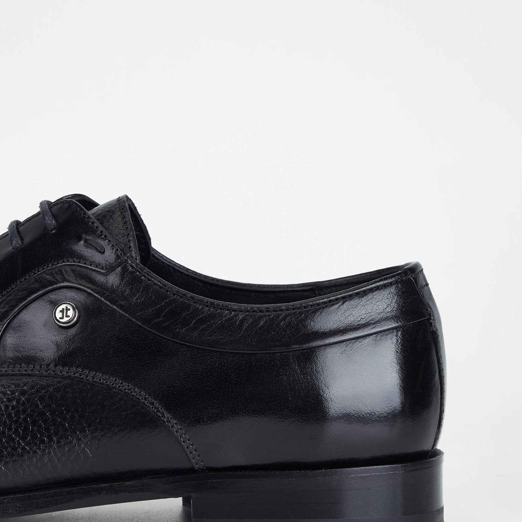 Tamer Tanca Erkek Hakiki Deri Siyah Klasik Ayakkabı