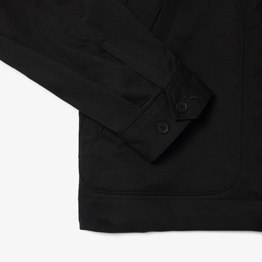  Lacoste Erkek Gömlek Yaka Siyah Ceket